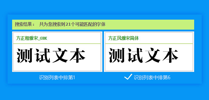 技能get，如何通过截图找到一款字体?